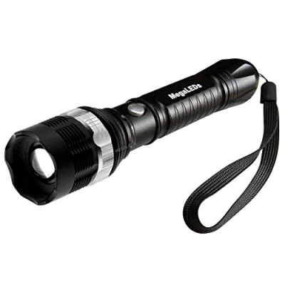 Image of Super Bright LED Rechargeable Torch Light Adjustable Focus Flash Zoomable Flashlight Water Resistant Camping