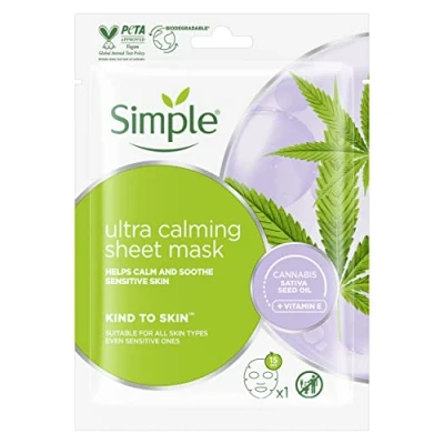 Image of Simple Kind to Skin Biodegradable Sheet Mask Ultra Calming 1 pc