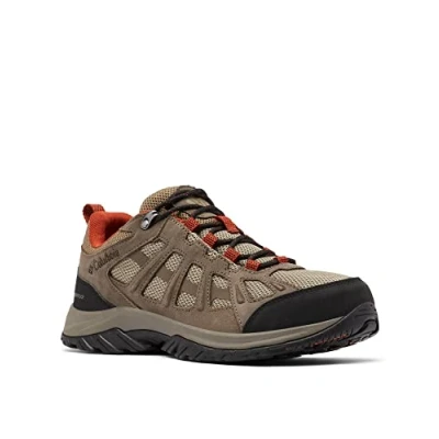 Image of Columbia Men&#039;s Redmond 3 WP waterproof low rise hiking shoes, Brown (Pebble x Dark Sienna), 9 UK