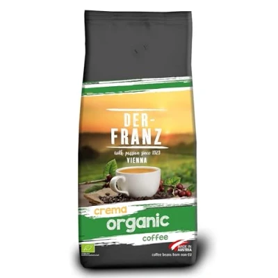 Image of Der Franz Crema organic Coffee, whole bean, 1000 g
