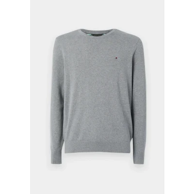 Image of Tommy Hilfiger Essential CREW NECK Jumper Medium grey, Men&#039;s, Size: 3XL, grey