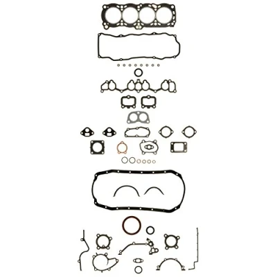 Image of 1010103E25, 1010103E85, 1010107F25, 1010107F27, 1010107F86 Full Gasket Set, engine AJUSA 50130400 with cylinder head gasket, valve stem seals