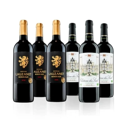 Image of Virgin Wines Best of Bordeaux Red Wine Case 6 Bottles (75cl)