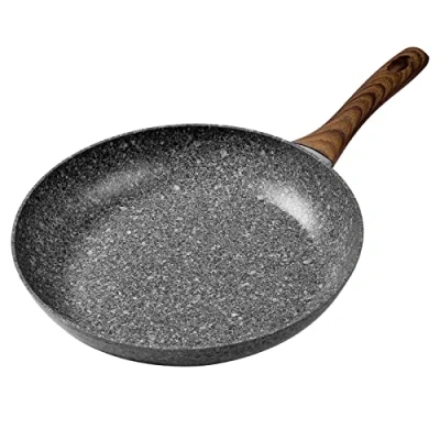 Image of Rainberg 28cm Frying Pan, Granite Pan Nonstick Coating, Anti Scratch Pans, Non Stick Stone Induction Compatible. (28cm)