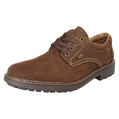Image of Rieker Men&#039;s B4610 Lace up, Brown, 9 UK