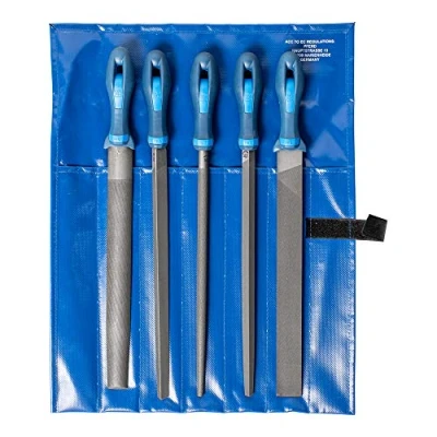 Image of Pferd 11800552 Type Cut 2 Machinist&#039;s File Set, Multi Colour, 300 mm, 5 Piece