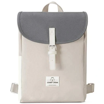 Image of Johnny Urban Backpack Women Small ROMY Sand, Made of Recycled PET, Mini Daypack for University Office Leisure Water Repellent &amp; Laptop Compartment