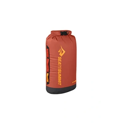 Image of Sea to Summit Big River Dry Bag XL 35L Waterproof Roll Top Resistant Fabric Grab Handles, Lash Point &amp; D Ring For Kayaking Motorcycle Touring 31.7x 28.1x 58.6cm Picante Red 308g