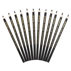 Image of West Design Black Chinagraph Marking Pencil (12 Pack) RS525653