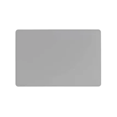 Image of Durable Desk Mat with Contoured Edges in Grey 53 x 40cm Pack of 1 Comfortable To Use Perfect for Offices, Meeting Rooms, Home Office, etc.