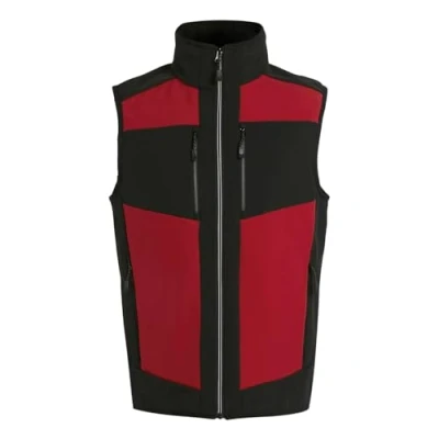 Image of Regatta Mens E Volve Colour Block Softshell Body Warmer Perfect for Outdoors, Walking, Hiking &amp; Camping