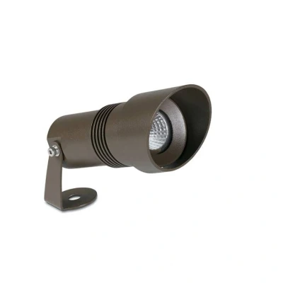 Image of Micro Outdoor LED Spotlight Brown 396lm 3000K IP65