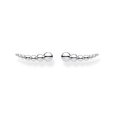 Image of Thomas Sabo Earrings Ear climber balls gold plated silver H2156 413 39