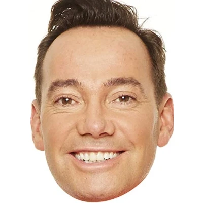 Image of FoxyPrinting Craig Revel Horwood Tv Stars 2018 Celebrity Cardboard Party Face Mask Fancy Dress