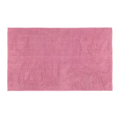 Image of Gözze Anti Slip Bath Mat, Super Soft, 100% Microfibre, 70 x 120 cm Dusty Pink