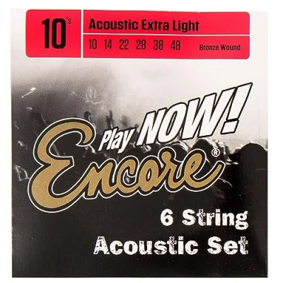 Image of Encore EWS10 Acoustic String Set