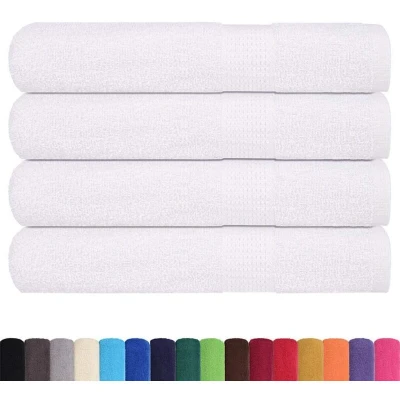 Image of vidaXL Sauna Towels 4 pcs White 80x200 cm 360 gsm 100% Cotton