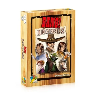 Image of daVinci Editrice Bang Legends Card Game Ages 8+ 4 7 Players 30 40 Minutes Playing Time