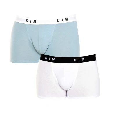 Image of Dim Mens Pack 2 Boxers Originals Cotton Streech D0ARL man Multicolour Size Large