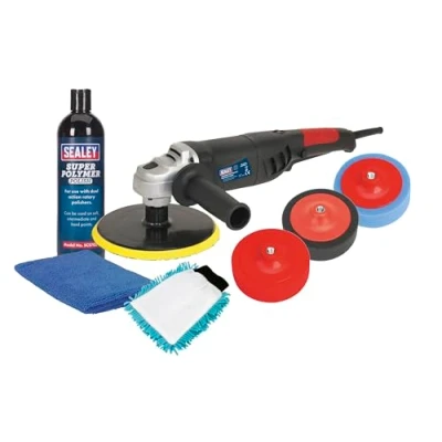 Image of Sealey Ø180mm Pro Electric Polisher Kit 1100W/230V