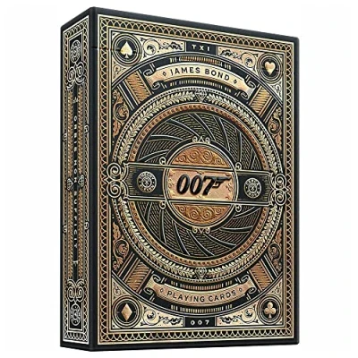 Image of theory11 James Bond 007 Premium Playing Cards Gold Foil, Official Collectible Deck