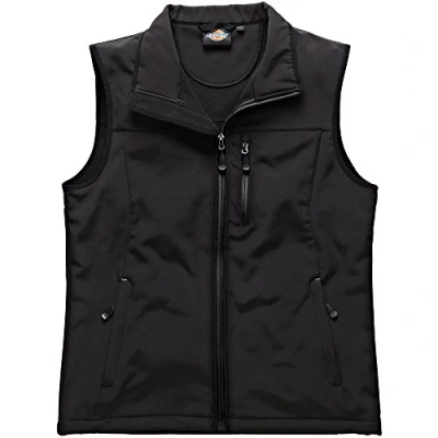 Image of Dickies BW7001 BK S Softshell Gilet Kenton Size in Black,