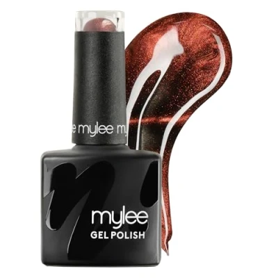 Image of Mylee Cat Eye Gel Nail Polish 8ml [Blood Moon] Magnetic, Glitter, Holographic, UV/LED Art Manicure Pedicure, Professional, Salon &amp; Home Use, Long Lasting Easy to Apply, Vegan Cruelty Free