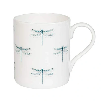 Image of Sophie Allport Dragonfly Mug, Fine Bone China, Gift Box, Dishwasher Safe (Standard Size, 275ml)