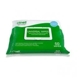 Image of Clinell Universal Disinfection Wipes (Pack of 50) (CW50)