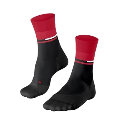 Image of Falke Ru Compression Stabilizing Socks Size UK 6 8 Black for Enhanced Support and Comfort in Running