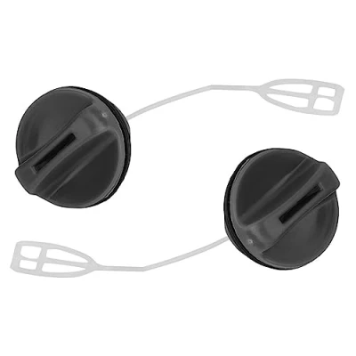 Image of Tbest Gas Cap, 2Pcs Chainsaw Tank Fuel Oil Cap For Husqvarna 340 345 346 350 353 362 365 371 Tankdeckel 353,Husqvarna Bouchon,Oil Filler Xp,Chain