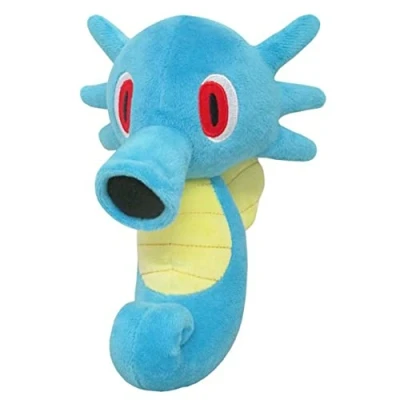 Image of Pokémon Official &amp; Premium Quality 8 inch Horsea Adorable, Ultra Soft, Plush Toy, Perfect for Playing Displaying Gotta Catch ‘Em All