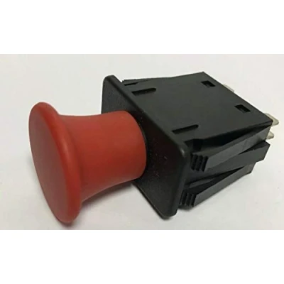 Image of Mountfield Red Clutch Switch on OFF 118450074/0, Plunger, Plug In, for Ride Mowers, Castelgarden Alpina, 1.0 count,