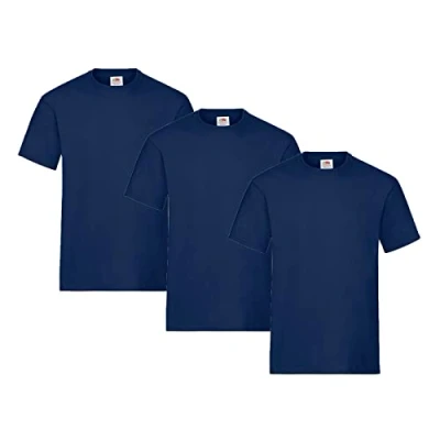 Image of Fruit of the Loom Men&#039;s T Shirt, Pack 3, M