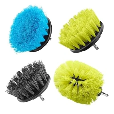 Image of RYOBI 4 Pc. Multi Purpose Cleaning Brush Set, Soft, Medium, Hard Bristles
