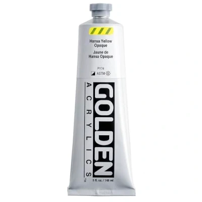 Image of Golden : Heavy Body Acrylic Paint 150ml Hansa Yellow Opaque