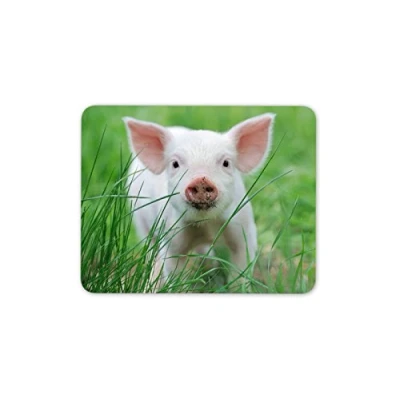 Image of Cute Pink Piglet Mouse Mat Pad Pig Pigs Farm Animal Kids Computer #13031