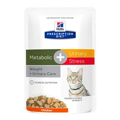 Image of Pienso Hills Hill&#039;s Prescription Diet Feline Metabolic Plus Urinary (bolsita), 85 gr