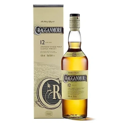 Image of Cragganmore 12 Year Old Single Malt Scotch Whisky 40% vol 70cl Malty Taste Speyside with Hints of Wood Smoke &amp; Sandalwood Long Finish