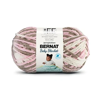 Image of BERNAT BABY BLANKET 300g LITTLE PETUNIAS