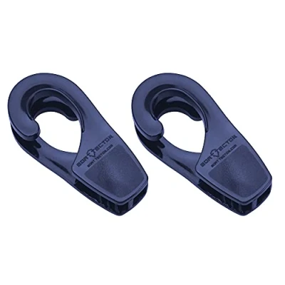 Image of Extreme Max 3005.5029 BoatTector Boat Rail Fender Hangers, Value 2 Pack 1&quot;, Blue