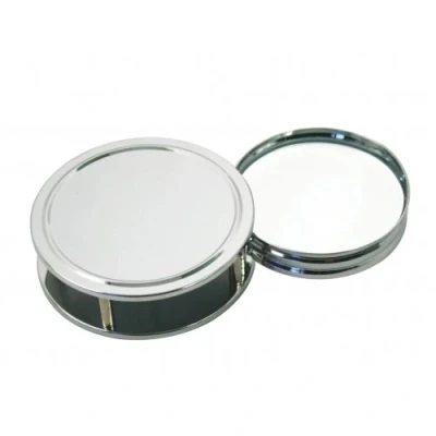Image of Personalised Silver Magnifying Glass Paper Weight, Engraved with Any Message Enter Your Own Custom Text