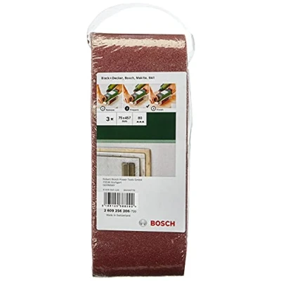 Image of Bosch 2609256206 Sanding Belt Set for Sanders (3 Piece)