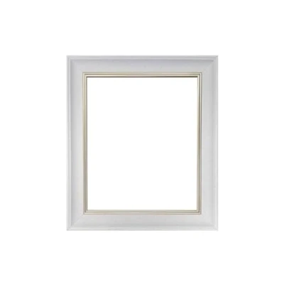 Image of FRAMES BY POST Scandi Picture Photo Frame Speckled White A2 Plastic Glass