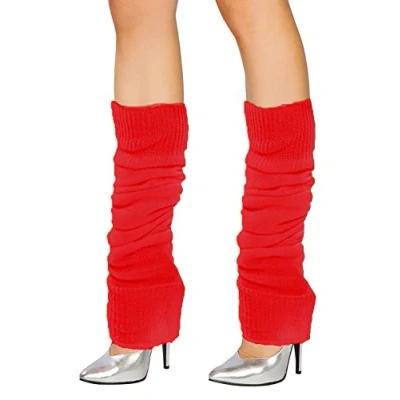 Image of Dance Gear Adult Leg Warmers Red One Size