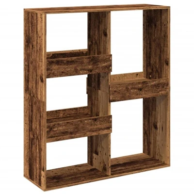 Image of vidaXL Book Cabinet/Room Divider Old Wood 100x33x115 cm