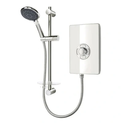 Image of Triton Aspirante Electric Shower 8.5 KW White Gloss ASP08gSWHT.