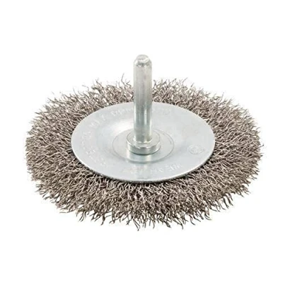 Image of Silverline Rotary Stainless Steel Wire Wheel Brush 100mm
