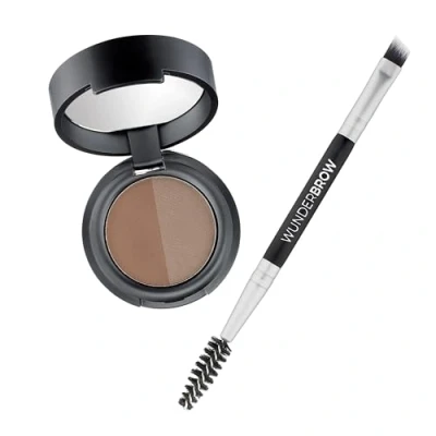 Image of Soft Brow Define &amp; Fill Powder Duo, Includes Dual ended Brush, Vegan and Cruelty Free (Brunette)
