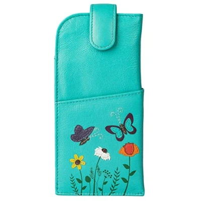 Image of Mala Leather Sophia Glasses Case 5159 42 (Turquoise)